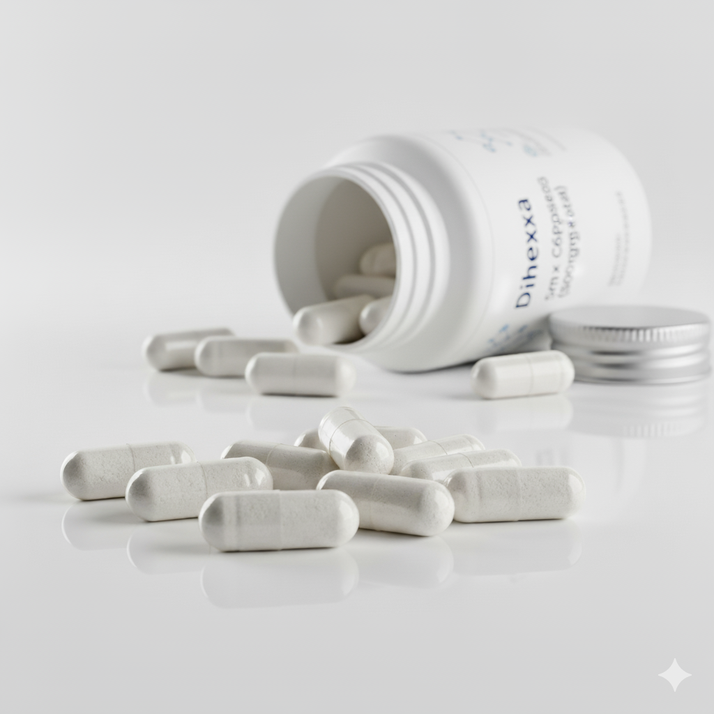 Dihexa (5 mg × 60 Capsules = 300 mg) – Cognitive Enhancement Research Compound Dihexa (5 mg × 60 Capsules = 300 mg) – Cognitive Enhancement Research Compound