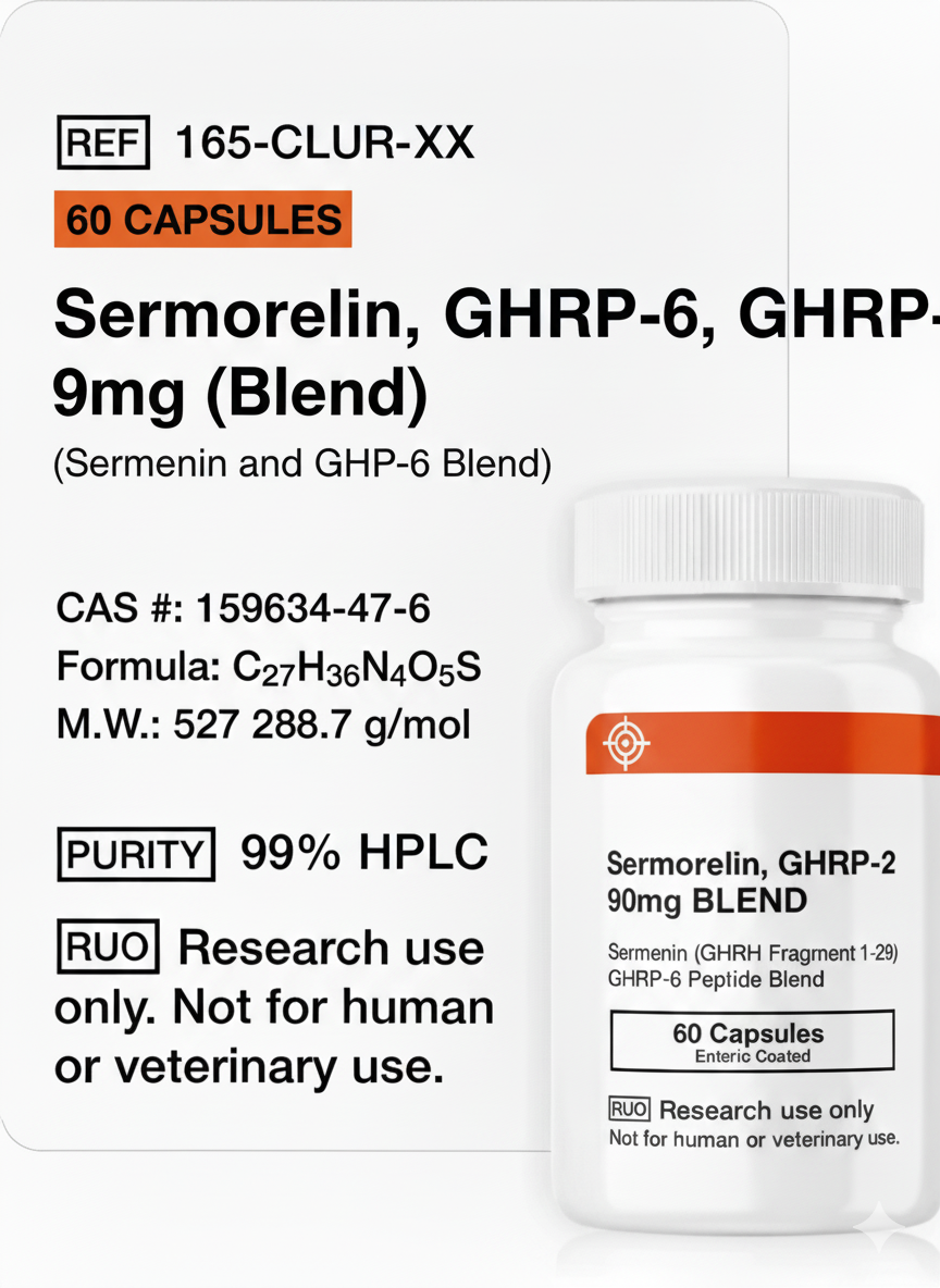 Sermorelin + GHRP-6 + GHRP-2 9mg (Blend) Sermorelin + GHRP-6 + GHRP-2 9mg (Blend)