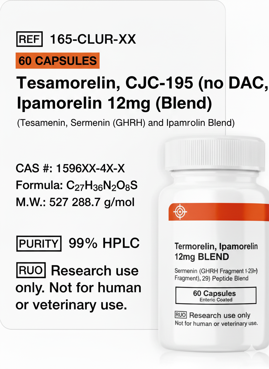 Tesamorelin + CJC-1295 (no DAC) + Ipamorelin Tesamorelin + CJC-1295 (no DAC) + Ipamorelin